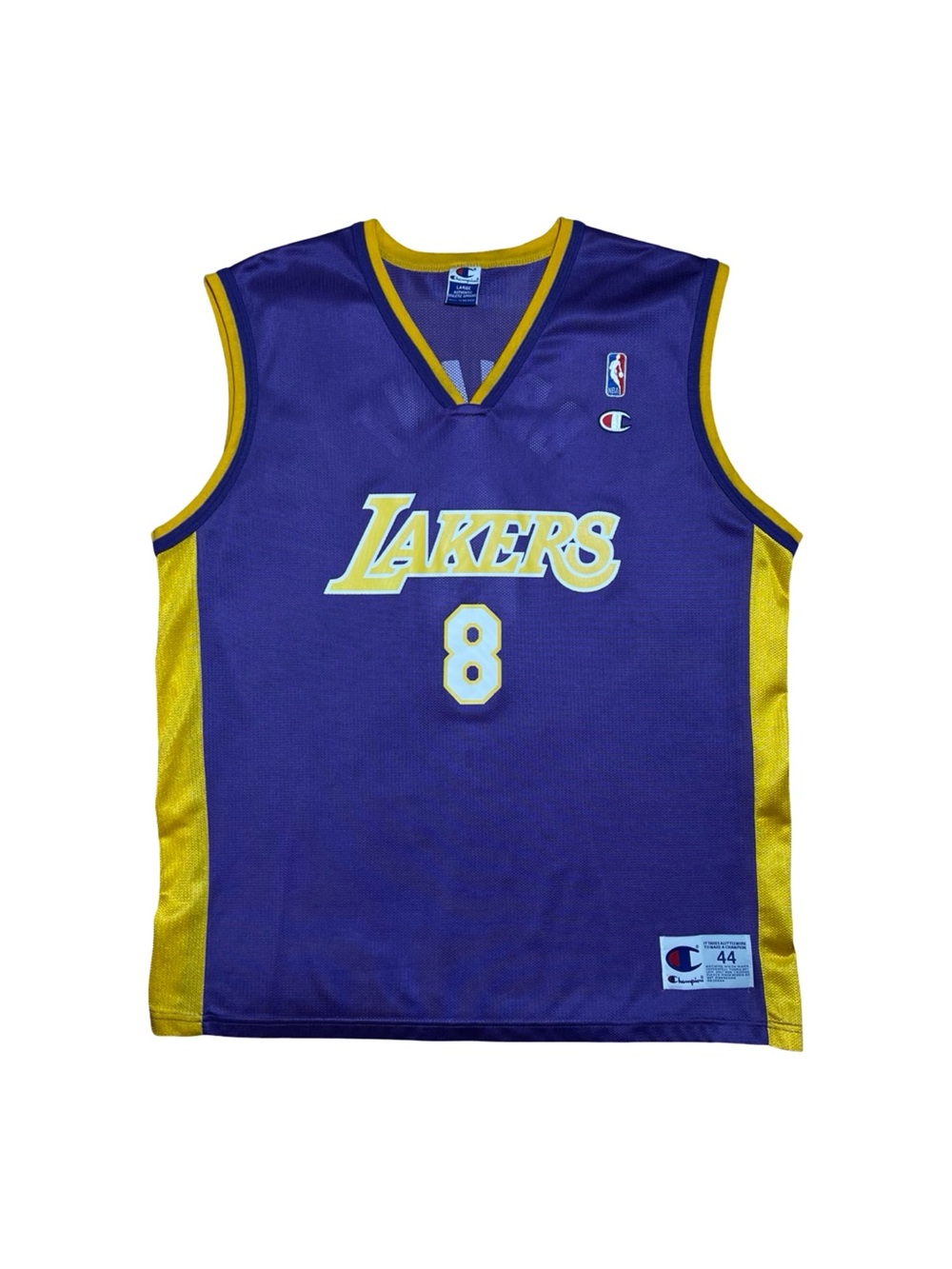 Vintage Y2K NBA Los Angeles Lakers Kobe Bryant Champion Basketball Jersey